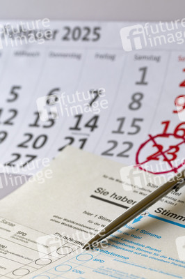 Symbolfoto Briefwahl zur Bundestagswahl