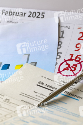 Symbolfoto Briefwahl zur Bundestagswahl