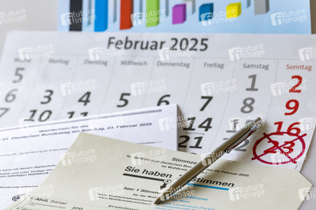 Symbolfoto Briefwahl zur Bundestagswahl