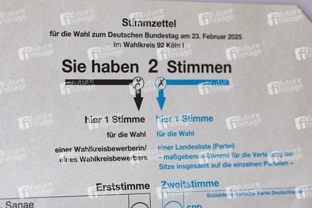 Symbolfoto Briefwahl zur Bundestagswahl