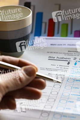 Symbolfoto Briefwahl zur Bundestagswahl