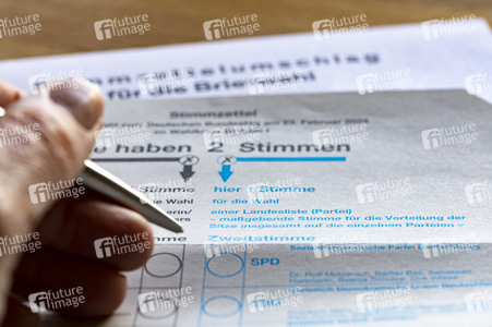 Symbolfoto Briefwahl zur Bundestagswahl
