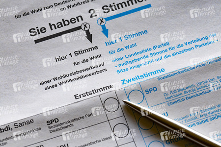 Symbolfoto Briefwahl zur Bundestagswahl