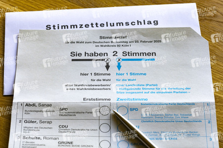 Symbolfoto Briefwahl zur Bundestagswahl