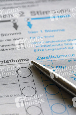 Symbolfoto Briefwahl zur Bundestagswahl