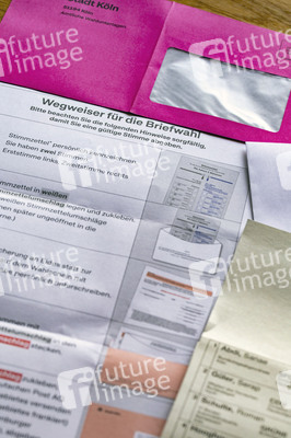 Symbolfoto Briefwahl zur Bundestagswahl