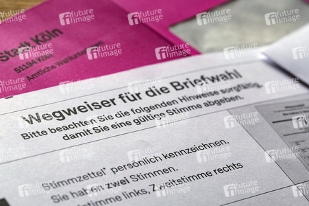 Symbolfoto Briefwahl zur Bundestagswahl