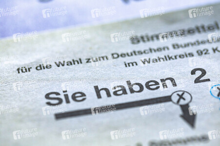 Symbolfoto Briefwahl zur Bundestagswahl