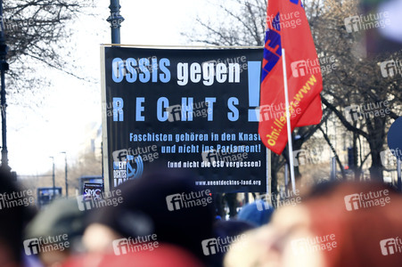 Kundgebung für Demokratie und Vielfalt in Berlin