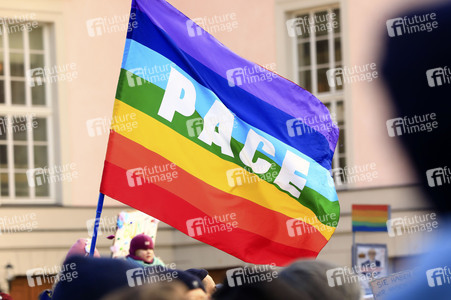 Kundgebung für Demokratie und Vielfalt in Berlin