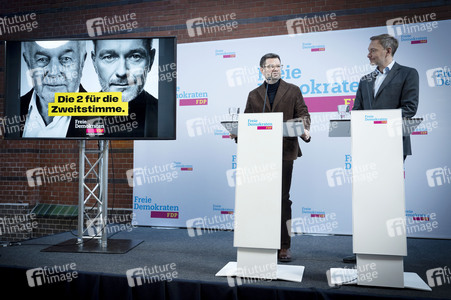 Pressekonferenz nach den Gremiensitzungen der FDP in Berlin