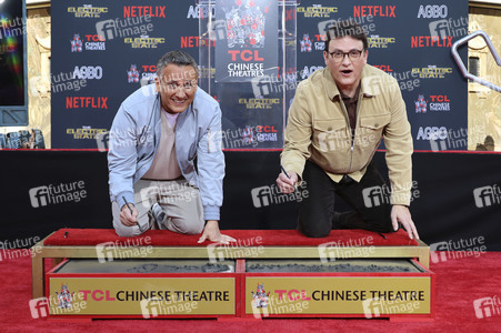 Hand and Footprint Ceremony mit Anthony und Joe Russo in Los Angeles