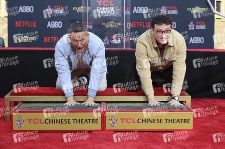 Hand and Footprint Ceremony mit Anthony und Joe Russo in Los Angeles