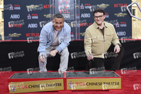 Hand and Footprint Ceremony mit Anthony und Joe Russo in Los Angeles