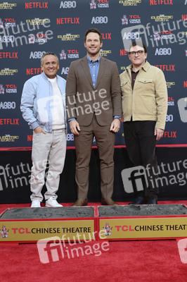 Hand and Footprint Ceremony mit Anthony und Joe Russo in Los Angeles