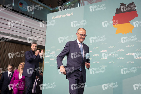 Wahlabend der CDU nach der Bundestagswahl 2025 in Berlin