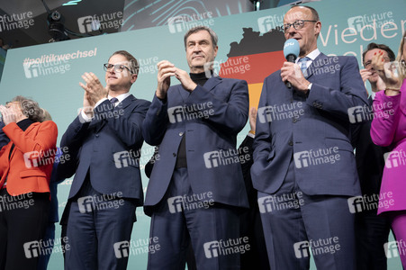 Wahlabend der CDU nach der Bundestagswahl 2025 in Berlin