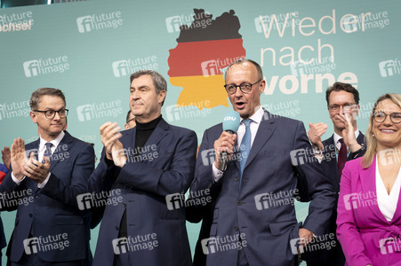 Wahlabend der CDU nach der Bundestagswahl 2025 in Berlin