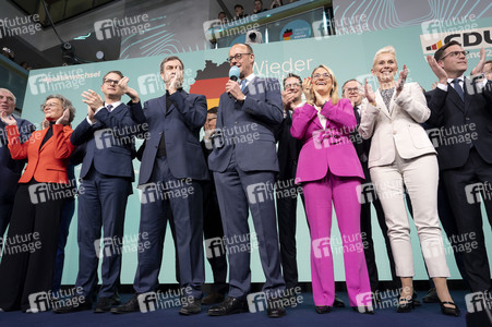Wahlabend der CDU nach der Bundestagswahl 2025 in Berlin
