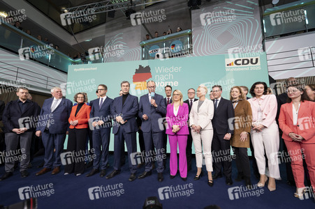 Wahlabend der CDU nach der Bundestagswahl 2025 in Berlin