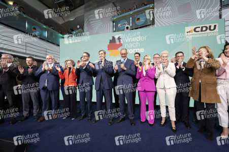 Wahlabend der CDU nach der Bundestagswahl 2025 in Berlin