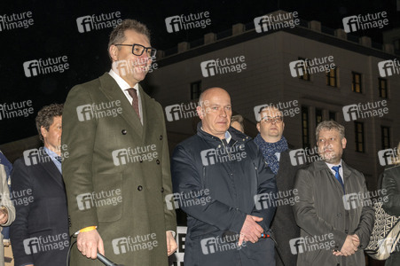 Demonstration zum dritten Jahrestag des Beginns des russischen Angriffskrieges auf die Ukraine in Berlin