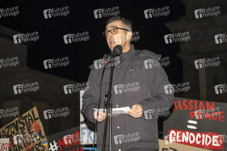 Demonstration zum dritten Jahrestag des Beginns des russischen Angriffskrieges auf die Ukraine in Berlin