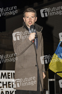 Demonstration zum dritten Jahrestag des Beginns des russischen Angriffskrieges auf die Ukraine in Berlin