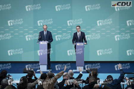 Pressekonferenz nach der Sitzung des CDU-Vorstands in Berlin
