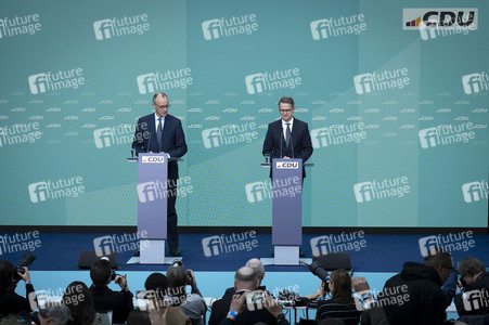 Pressekonferenz nach der Sitzung des CDU-Vorstands in Berlin