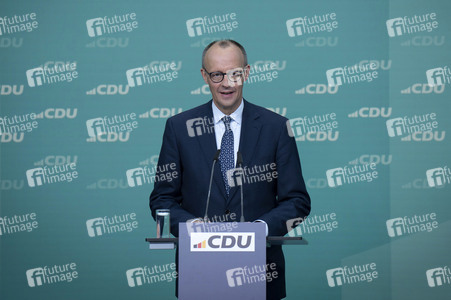 Pressekonferenz nach der Sitzung des CDU-Vorstands in Berlin