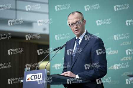 Pressekonferenz nach der Sitzung des CDU-Vorstands in Berlin