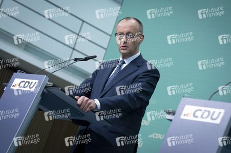 Pressekonferenz nach der Sitzung des CDU-Vorstands in Berlin