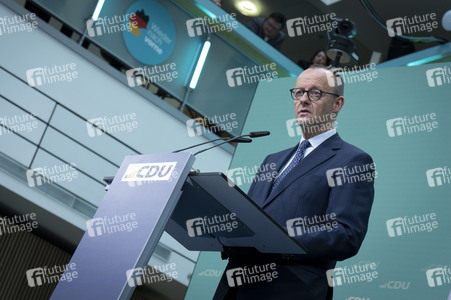 Pressekonferenz nach der Sitzung des CDU-Vorstands in Berlin