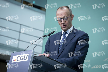 Pressekonferenz nach der Sitzung des CDU-Vorstands in Berlin