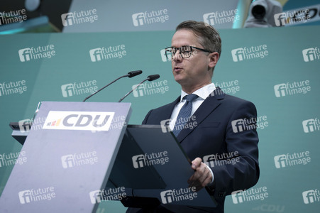 Pressekonferenz nach der Sitzung des CDU-Vorstands in Berlin