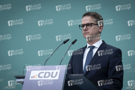 Pressekonferenz nach der Sitzung des CDU-Vorstands in Berlin