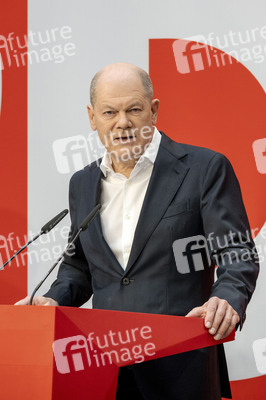 Pressekonferenz der SPD zu den Bundestagswahlen in Berlin