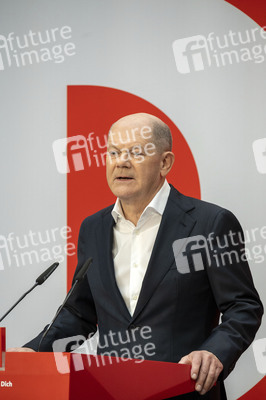 Pressekonferenz der SPD zu den Bundestagswahlen in Berlin