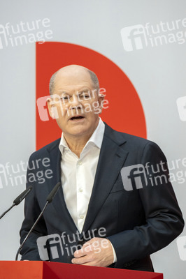 Pressekonferenz der SPD zu den Bundestagswahlen in Berlin