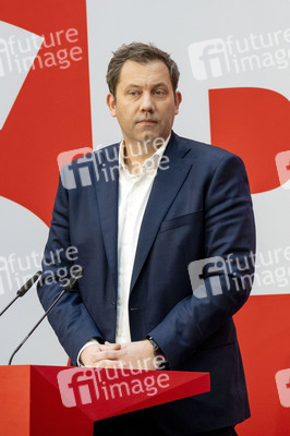 Pressekonferenz der SPD zu den Bundestagswahlen in Berlin