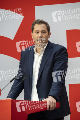 Pressekonferenz der SPD zu den Bundestagswahlen in Berlin
