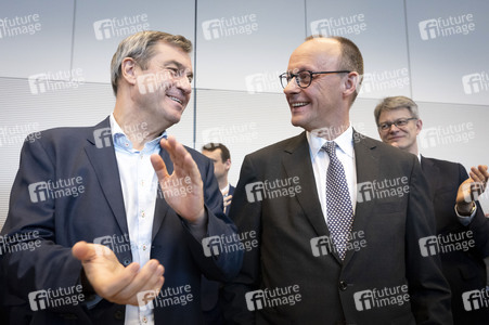 Konstituierende Fraktionssitzung von CDU und CSU in Berlin