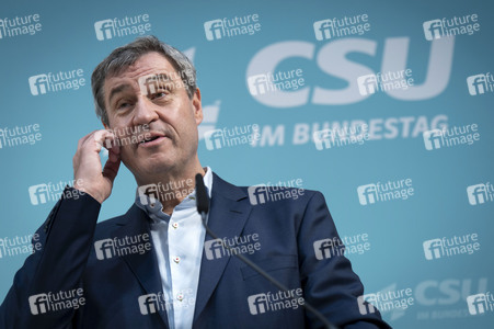 Pressekonferenz der CSU in Berlin