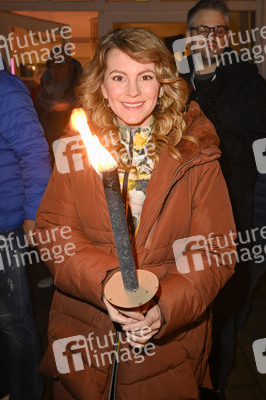 Fackellauf bei den Baltic Lights 2025 auf Usedom