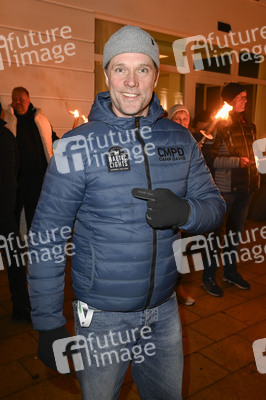 Fackellauf bei den Baltic Lights 2025 auf Usedom