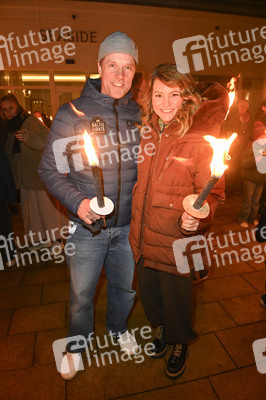Fackellauf bei den Baltic Lights 2025 auf Usedom
