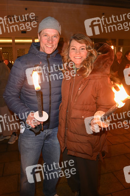 Fackellauf bei den Baltic Lights 2025 auf Usedom