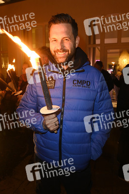 Fackellauf bei den Baltic Lights 2025 auf Usedom