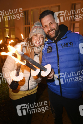 Fackellauf bei den Baltic Lights 2025 auf Usedom